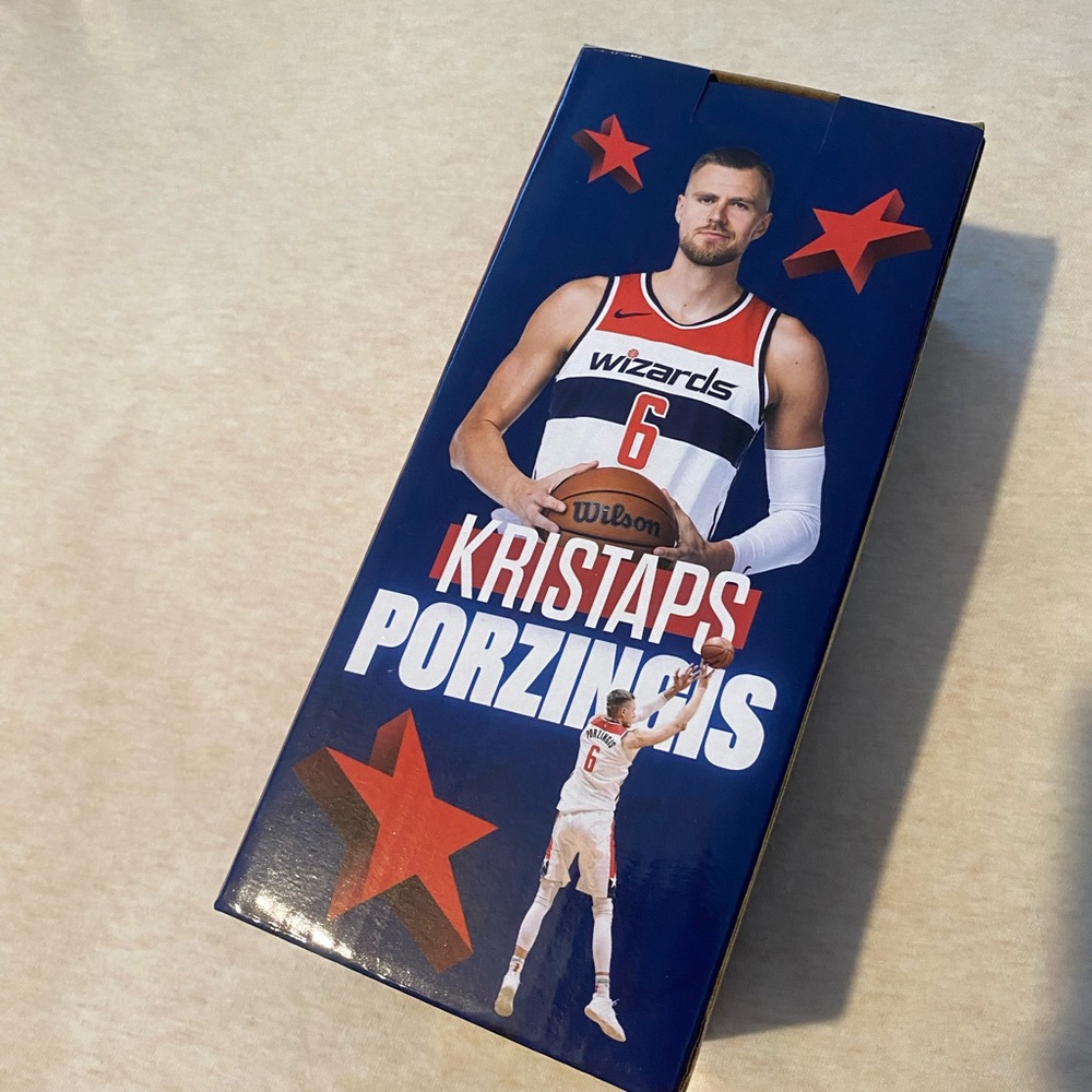 New & Unopened Kristaps Portzingis Washington Wizards Bobblehead